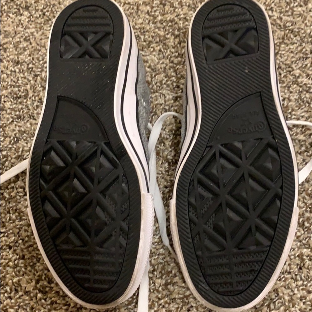 Light Grey converse - Picture 3 of 4